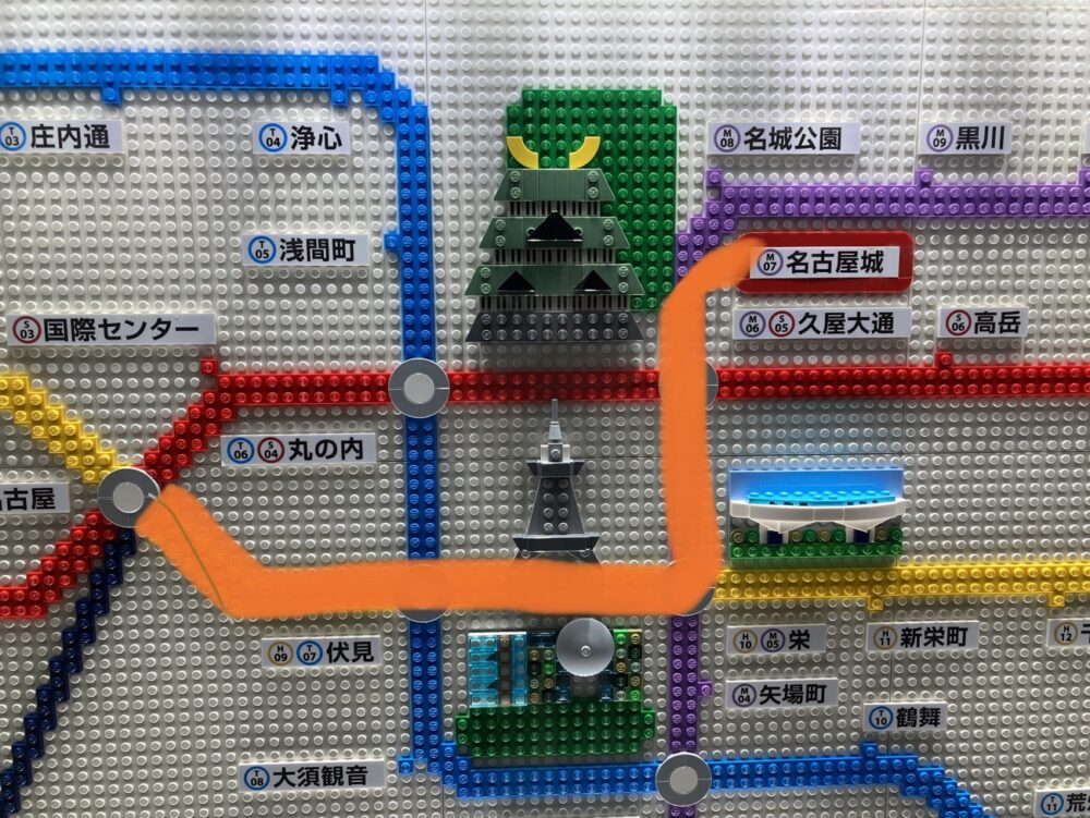 名古屋地下鉄マップ