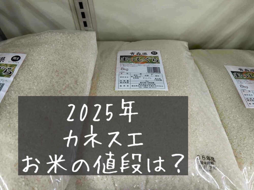 カネスエ　お米　値段　2025年　いくら　価格　安い