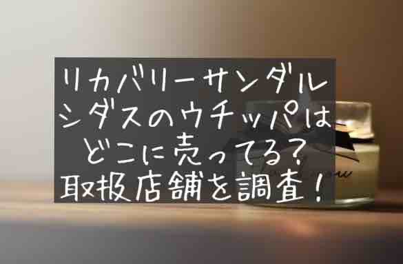 シダス （SIDAS）のリカバリールームシューズ、ウチッパ（UTIPPA）取扱店　どこに売ってる　買える場所　販売店　売り切れ　