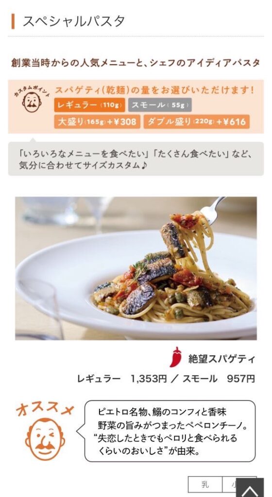 絶望スパゲティ　実店舗