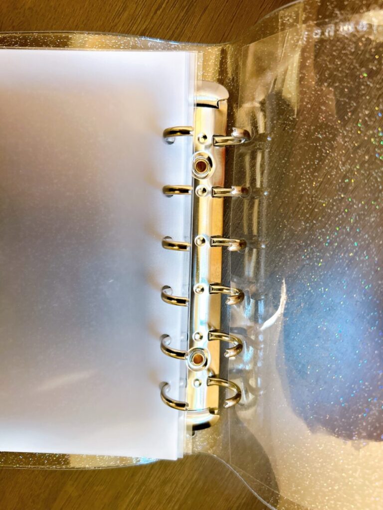 クーリア　透明シール帳　とうめいシールバインダー
