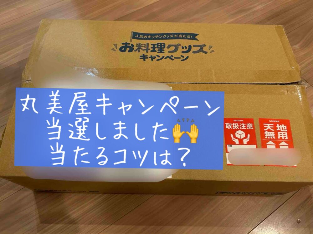 丸美屋　キャンペーン　当たりやすい　当たらない　フライパン　当選報告　ブログ　体験談　懸賞