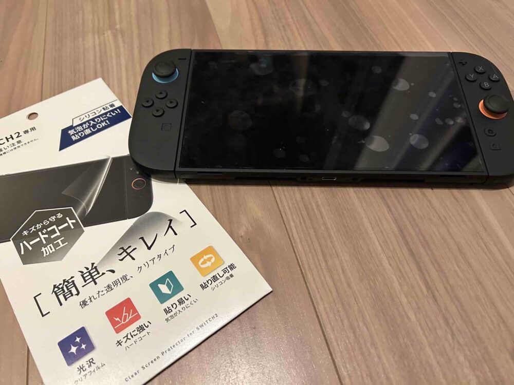 100均 保護フィルム switch2 ニンテンドースイッチ2