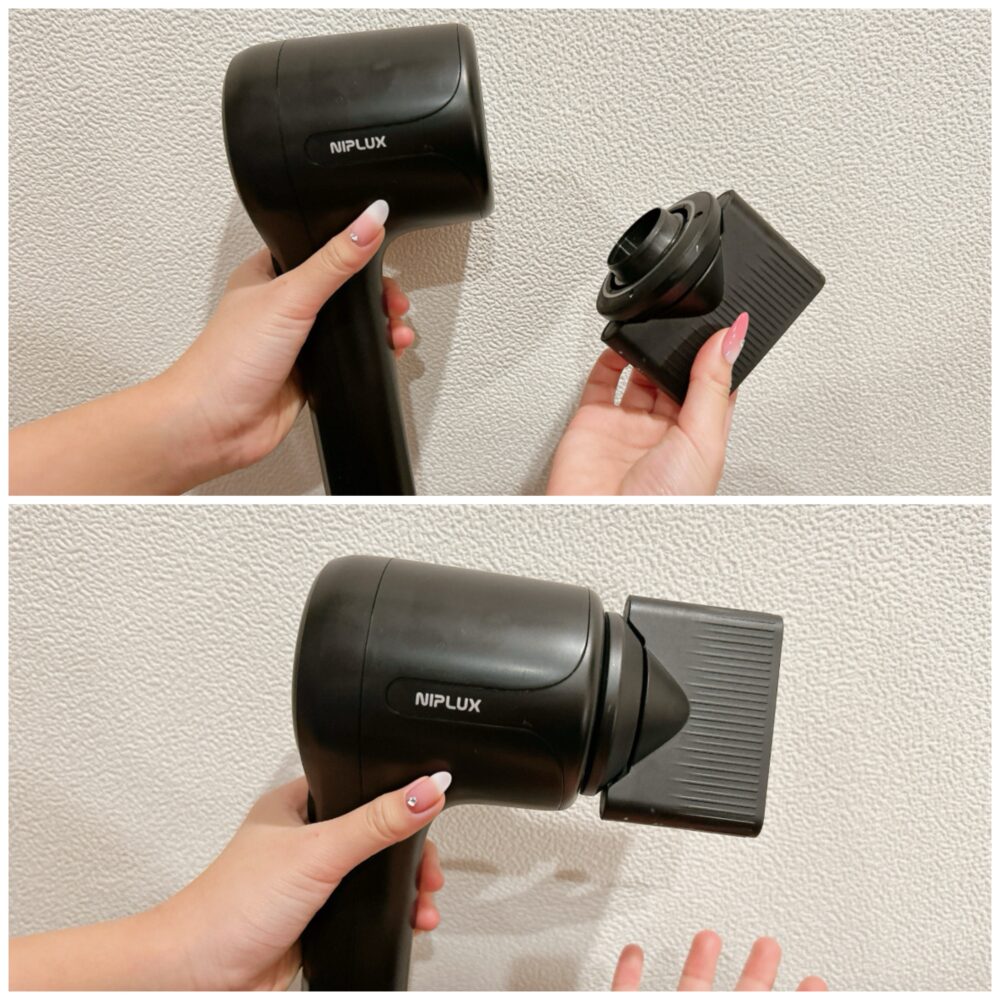 NIPLUXのHairDryer　口コミ　レビュー　メリット