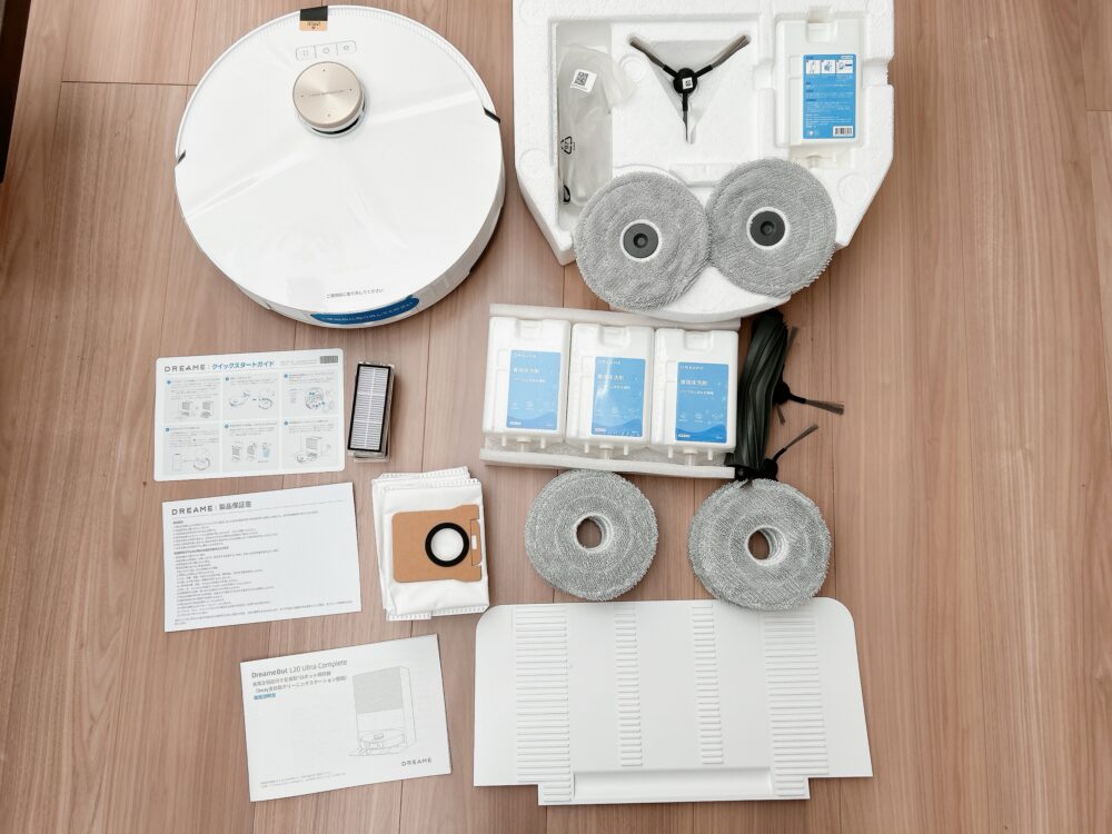 Dreame （ドリーミー）ロボット掃除機 L20 Ultra Complete 開封　レビュー