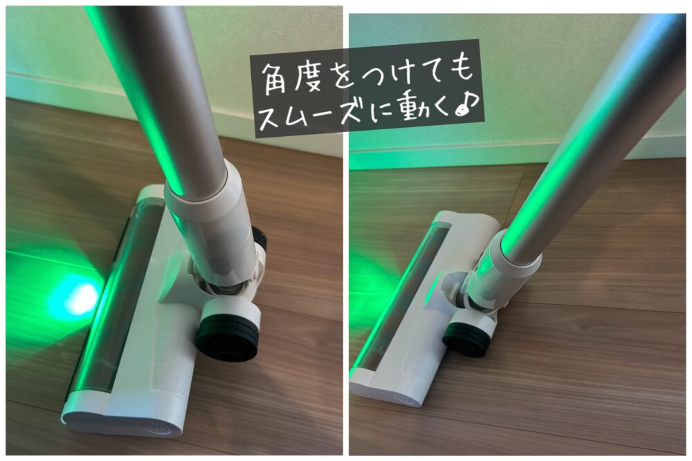 UWANT　V500　コードレス掃除機　レビュー　口コミ　ブログ　メリット③