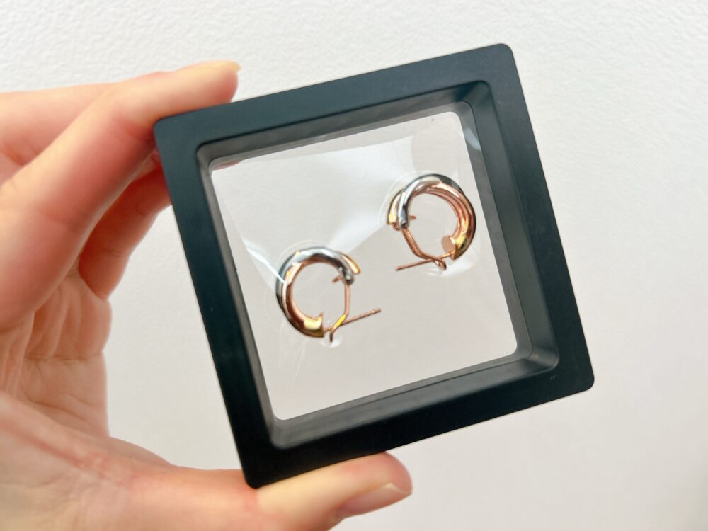 ゴールドxシルバーxピンクゴールド(ミックスカラー)ピアス CRAIFE(クライフ) レビュー 口コミ 評判