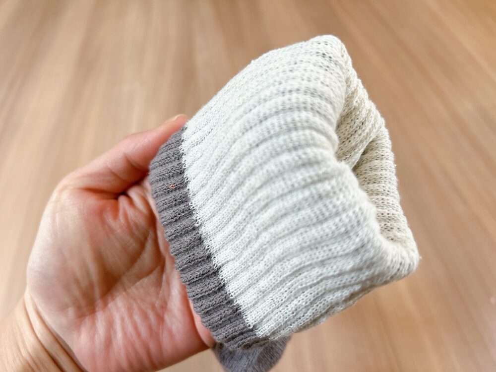 ジュランジェの「つま先フリーなおやすみシルクソックス(レッグウォーマー)」 口コミ レビュー 評判 ブログ