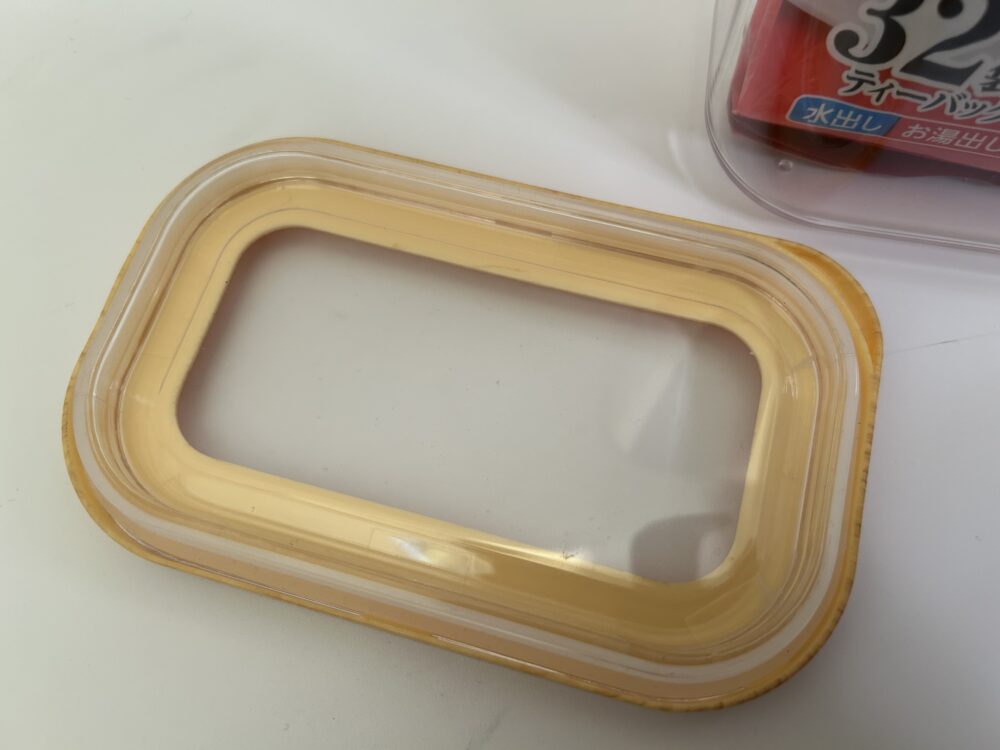 スタンダードプロダクツ（Standard Products）中身が見えるキャニスター木目調２L　麦茶パック　袋ごと　収納　保存容器　口コミ　ブログ　レビュー