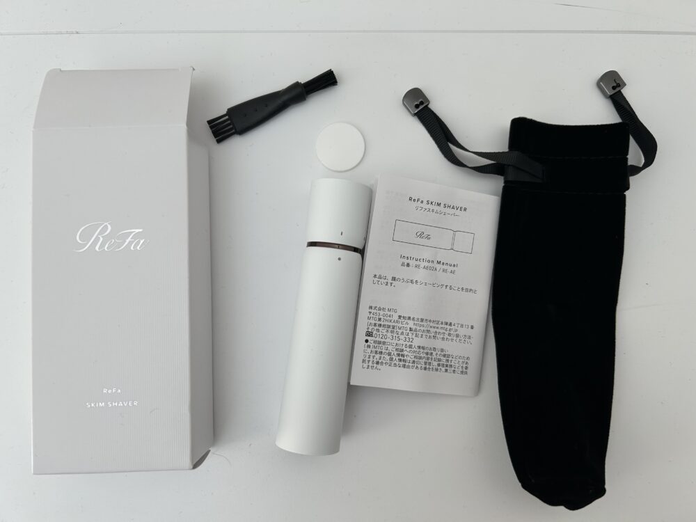 リファ　スキムシェーバー　セット内容　開封　レビュー　口コミ　ブログ　感想　ReFa ReFa SKIM SHAVER 