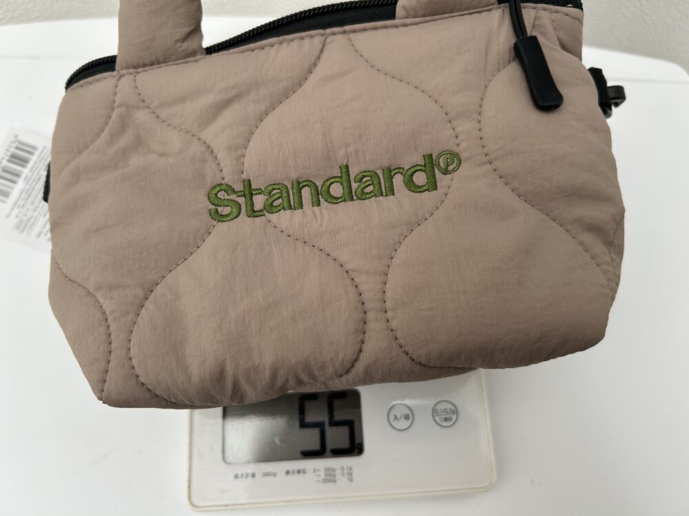 スタンダードプロダクツのpufferショルダーバッグをレビュー！Standard Products　重さ